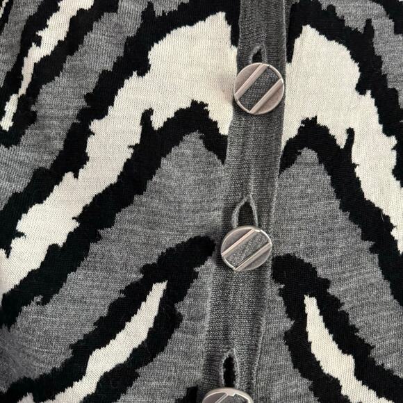 L.A.M.B. Button Up Hooded Sweater 100% Wool - Picture 16 of 16